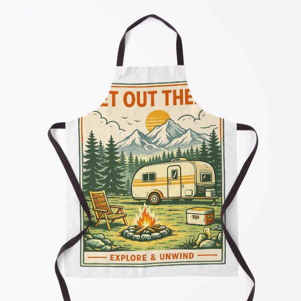Item preview, Camping Adventure Retro Poster designed and sold by Matinez Pink.