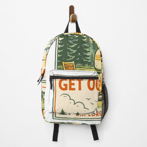 Item preview, Camping Adventure Retro Poster designed and sold by Matinez Pink.