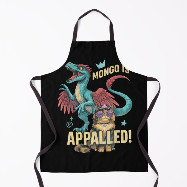Item preview, Mongo Is Appalled Funny Dinosaur and Fancy Cat Aesthetic designed and sold by haitrieuic96.