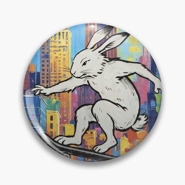 Item preview, Chouju-Giga Rabbit Skating in New York designed and sold by Neo Edo Tokyo.