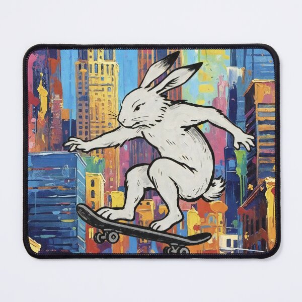 Item preview, Chouju-Giga Rabbit Skating in New York designed and sold by Neo Edo Tokyo.