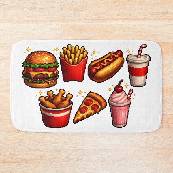 Item preview, Pixel Fast Food Collection designed and sold by redsharkuk.