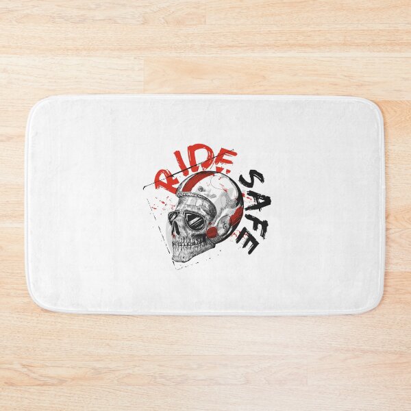 Item preview, Ride Safe Skull Biker Helmet Design | Motorcycle Skull Art | Biker Quote Graphic | Rider Gift | Streetwear Skull Illustration designed and sold by amareshdas008.