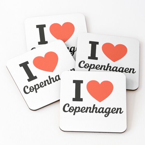 Item preview, I Love Copenhagen | Denmark Capital Typography | Culture, History & Nordic Urban Charm Design designed and sold by PaintedPixels01.
