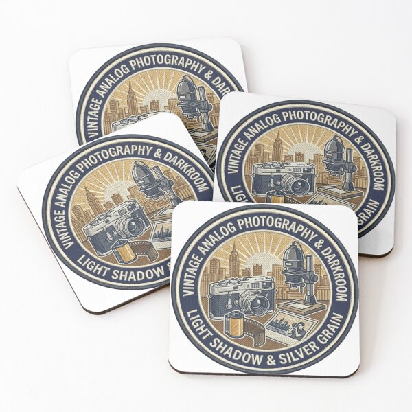 Item preview, Silver Grain & Light: Vintage Analog Photography & Darkroom Badge designed and sold by FarDesign.