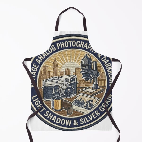 Item preview, Silver Grain & Light: Vintage Analog Photography & Darkroom Badge designed and sold by FarDesign.