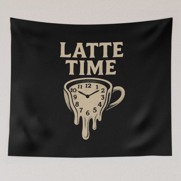 Item preview, Latte Time Funny Coffee designed and sold by DemureArtsy.