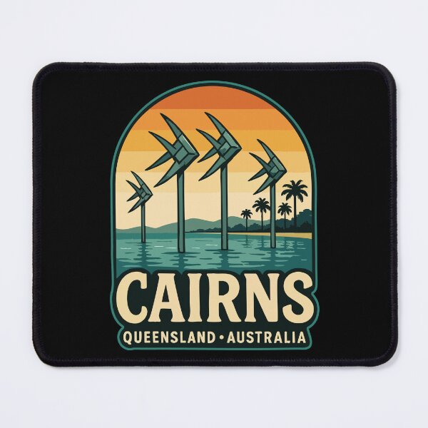 Item preview, Cairns Queensland Australia Vintage Travel designed and sold by TomFrontierArt.