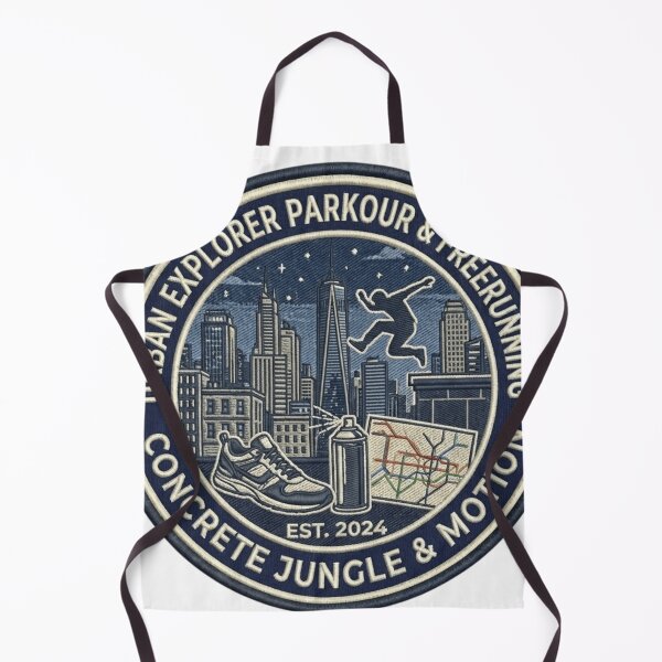 Item preview, Concrete Jungle & Motion: Urban Explorer Parkour & Freerunning Patch designed and sold by FarDesign.