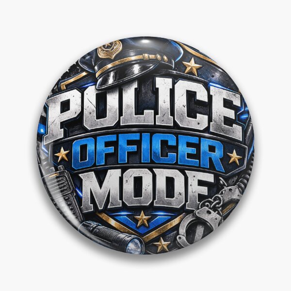 Item preview, Police Officer Mode Law Enforcement Design designed and sold by MIArt Studio.