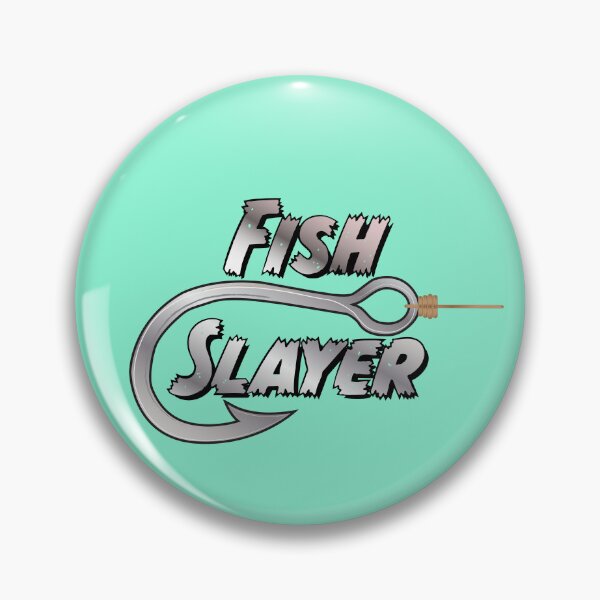 Item preview, Fishing graphic logo "Fish Slayer" designed and sold by Art-Horizon.