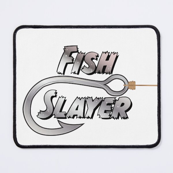 Item preview, Fishing graphic logo "Fish Slayer" designed and sold by Art-Horizon.