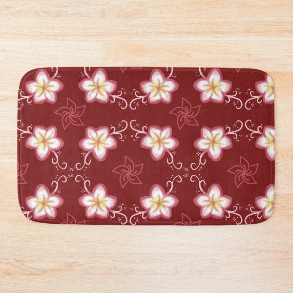 Item preview, Hibiscus flower continuous pattern designed and sold by pinkybat.
