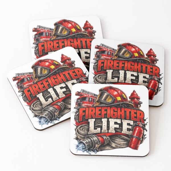 Item preview, Firefighter Life Fire Rescue Hero Design designed and sold by MIArt Studio.