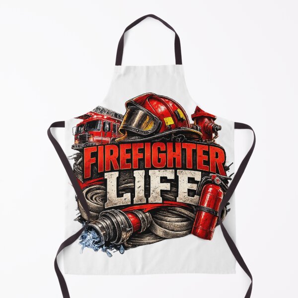 Item preview, Firefighter Life Fire Rescue Hero Design designed and sold by MIArt Studio.