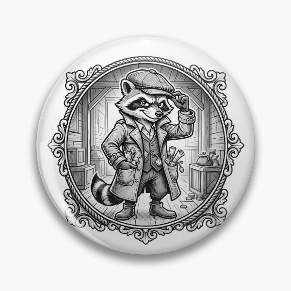 Item preview, Raccoon Pickpocket designed and sold by smoky-bottle.