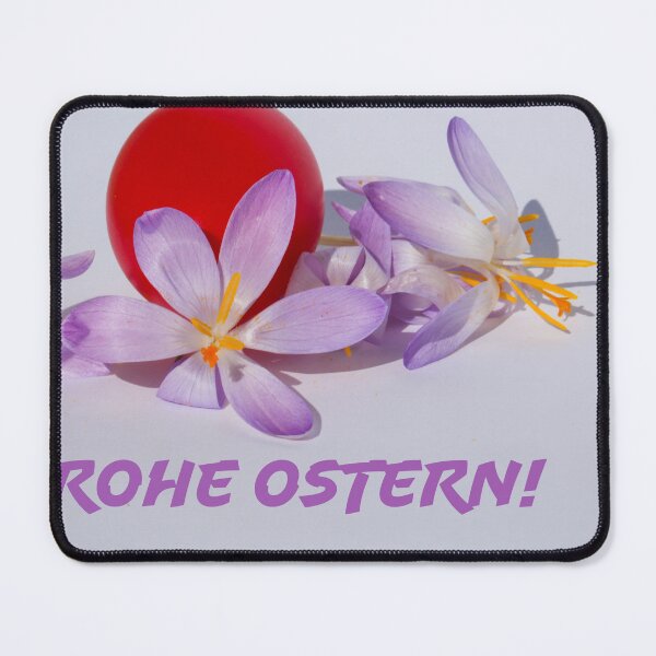 Item preview, happy easter crocus flowers with red egg minimal design designed and sold by Isar1.