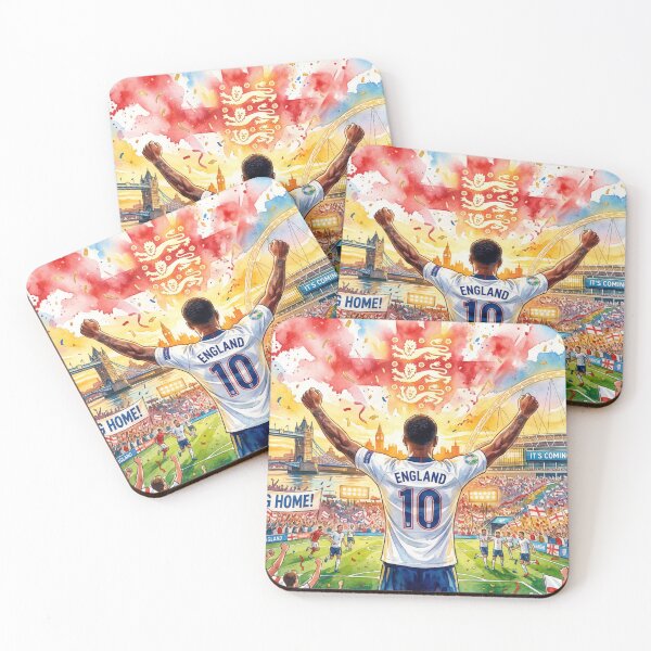 Item preview, English Football Celebration Soccer Vibes designed and sold by BrickByDream.
