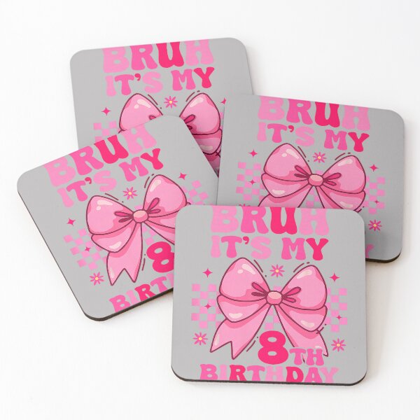 Item preview, Bruh It's My 8th Birthday Girls Women Teens Coquette Bow designed and sold by GreggRoss.