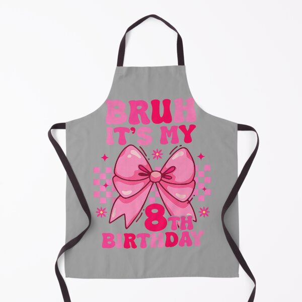 Item preview, Bruh It's My 8th Birthday Girls Women Teens Coquette Bow designed and sold by GreggRoss.