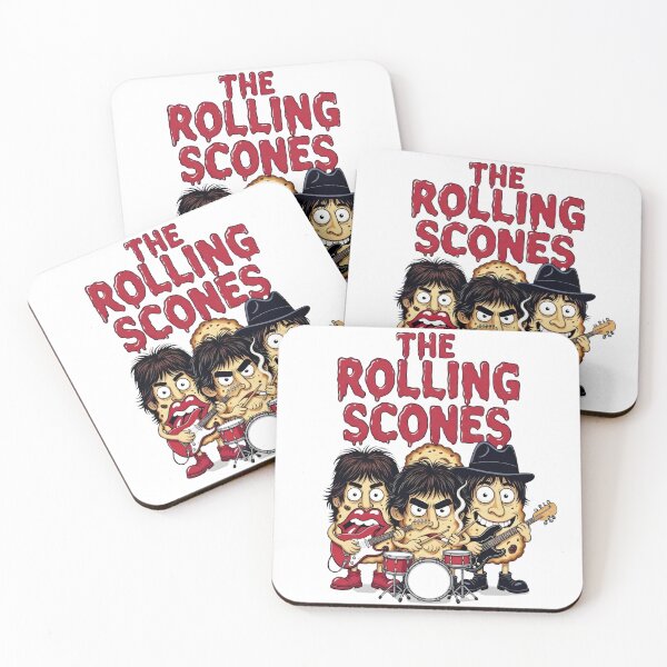 Item preview, The Rolling Scones: Rock 'n' Roll Pastry Band designed and sold by TshirtsOnline-.