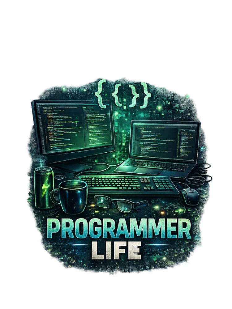 Thumbnail 4 of 4, iPhone Case, Programmer Life Coding Developer Tech Design designed and sold by MIArt Studio.