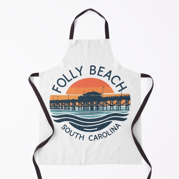 Item preview, Folly Beach South Carolina Fishing Pier Sunset Coastal Sticker designed and sold by PixelWaveBD.