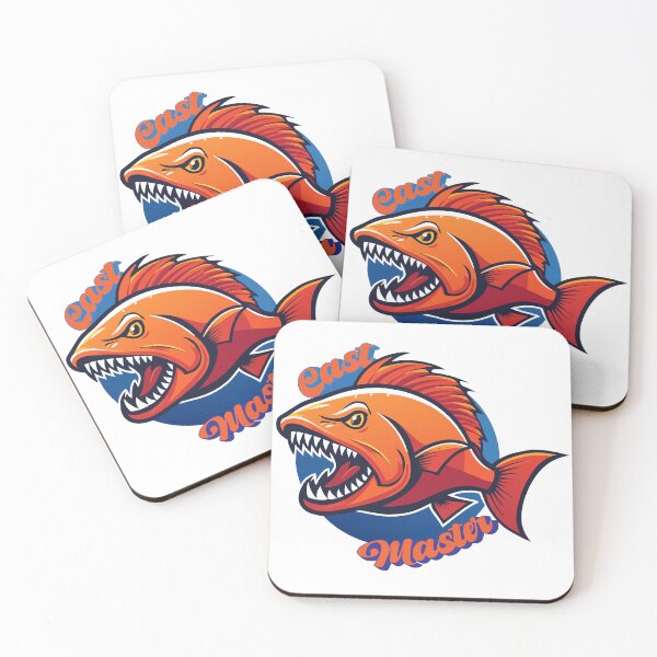Item preview, Cast Master graphic fishing illustration, custom text. designed and sold by Art-Horizon.