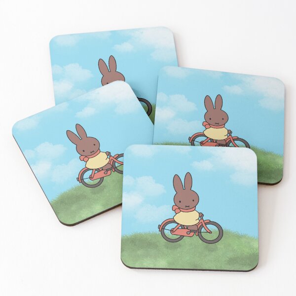 Item preview, Miffy on bicycle designed and sold by Sleepy_artist.