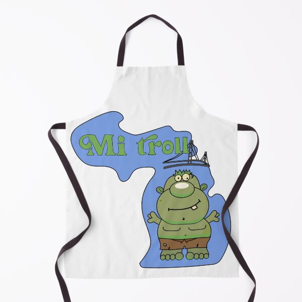 Item preview, Michigan Troll, Lower Peninsula, Green troll, under the bridge designed and sold by Fancyc.