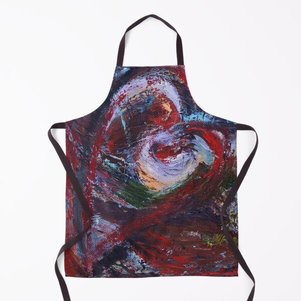 Item preview, Abstract Red Heart Artwork by Katt Yanda designed and sold by Artist-Katt-Yanda.