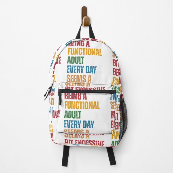 Item preview, Being A Functional Adult Is Excessive Sarcastic adulting designed and sold by Ali-printshop.