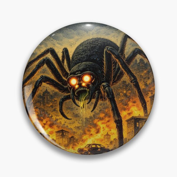 Item preview, Filmed in Retrovision: Giant Spider Attack Birthday Card – Don’t Panic designed and sold by Haunted House of Cards.