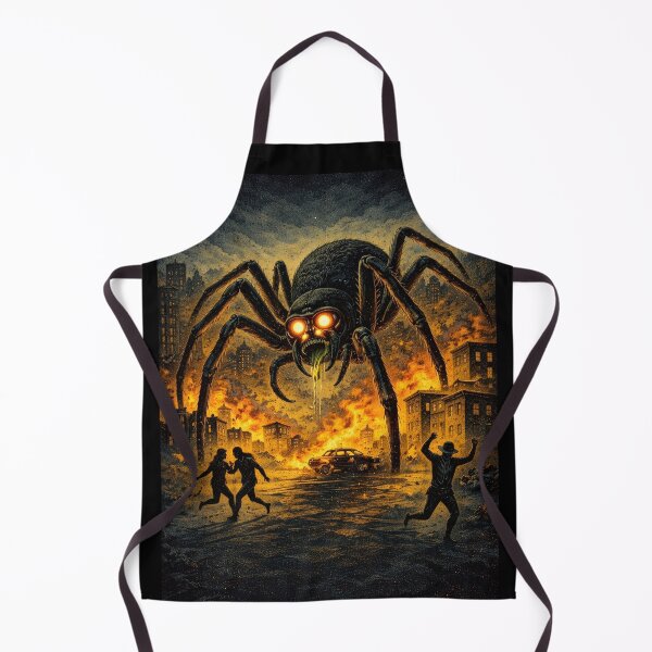 Item preview, Filmed in Retrovision: Giant Spider Attack Birthday Card – Don’t Panic designed and sold by Haunted House of Cards.