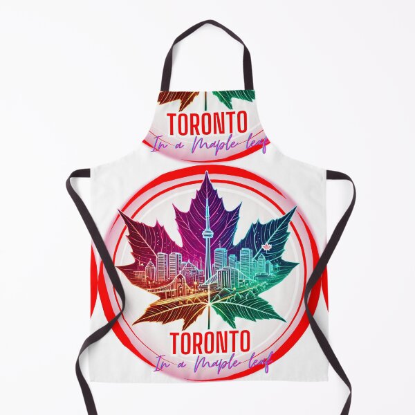 Item preview, Toronto Skyline Neon on a Leaf /CN Tower Toronto Ontario Canada Cityscape  designed and sold by BeatyinChaos.