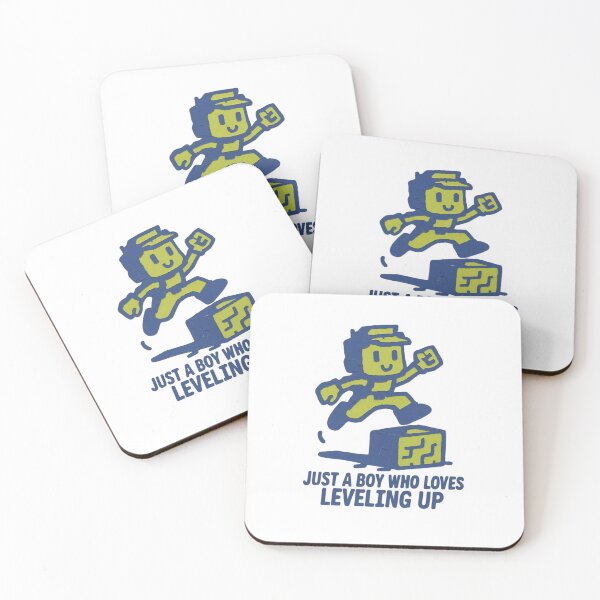 Item preview, Just a Boy Who Loves Leveling Up — Retro Pixel Gamer Boy Illustration designed and sold by Colorful-Garden.
