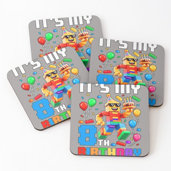 Item preview, It's My 8th Birthday Building Brick 8 Years Old Boys Kids designed and sold by KathieFaugh.
