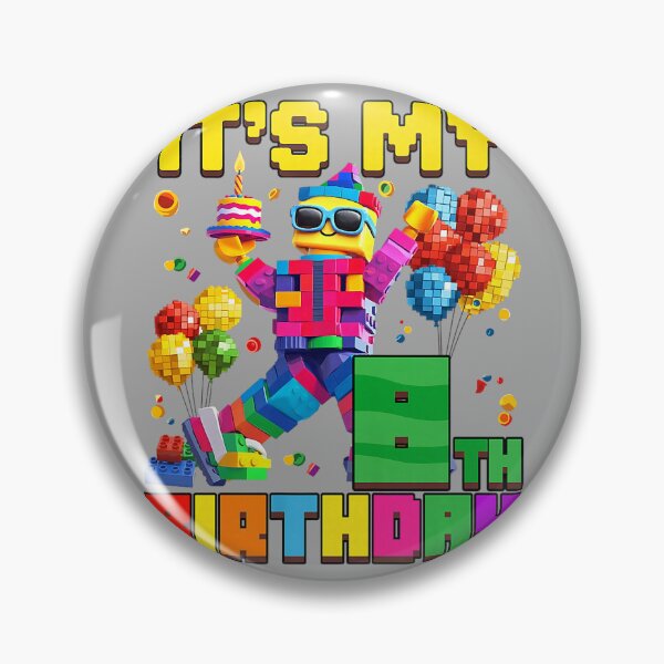 Item preview, Its My 8th Eighth Birthday Building Brick 8 Years Old Boys designed and sold by KathieFaugh.