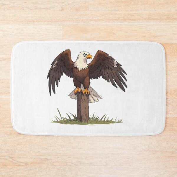 Item preview, Powerful Bald Eagle with Spread Wings Patriotic Design designed and sold by Karolina’s Cozy Creations.