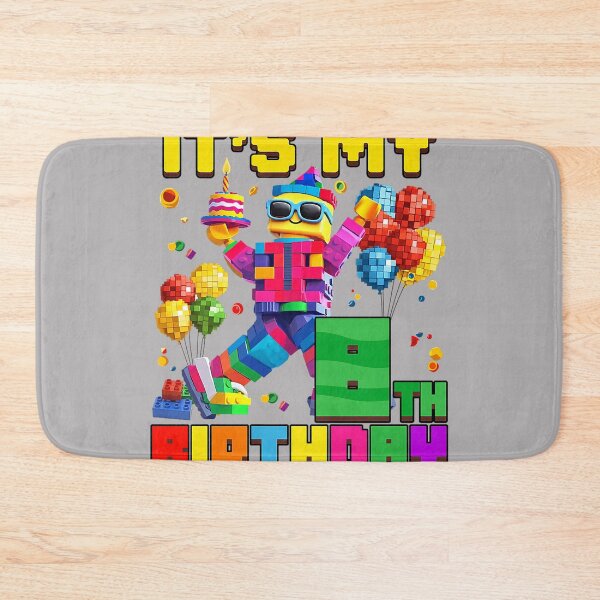 Item preview, Its My 8th Eighth Birthday Building Brick 8 Years Old Boys designed and sold by KathieFaugh.