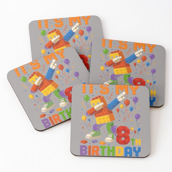 Item preview, Kids It's My 8th Birthday Building Blocks 8 Years Old designed and sold by KathieFaugh.