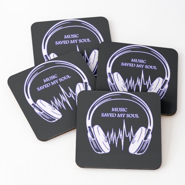 Item preview, Music Lover Gift – Soul Healing Soundwave Headphones Art designed and sold by Clauando.