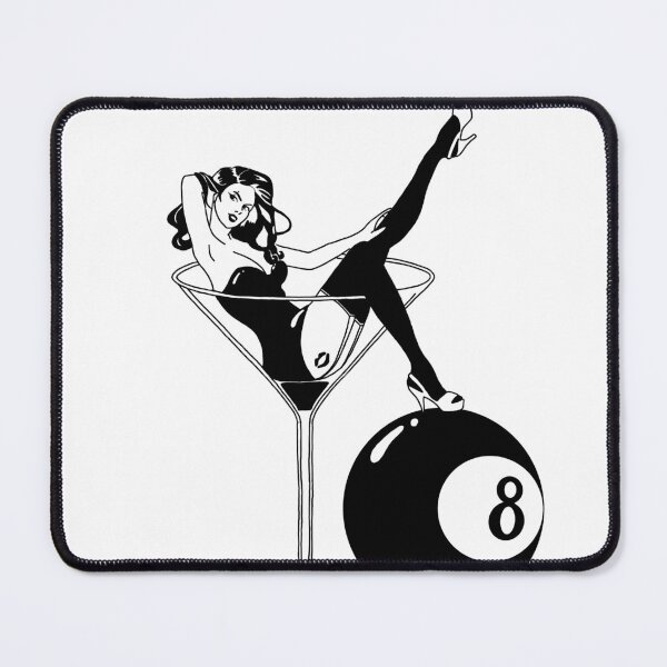 Item preview, Pin up woman in martini glass designed and sold by Sleepy_artist.