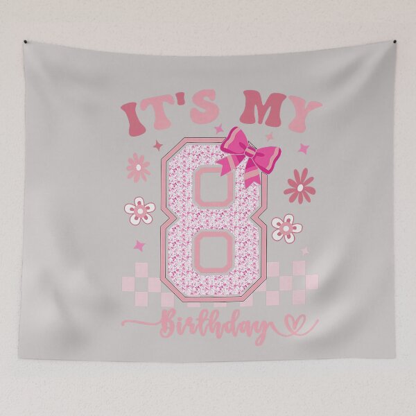 Item preview, It's My 8th Birthday Girls 8 Year Old Girl Birthday designed and sold by MabelWells.