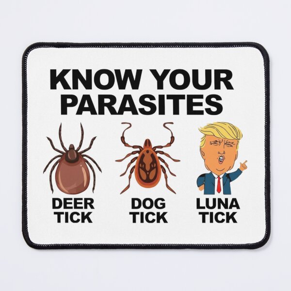 Item preview, Know Your Parasites, Anti Trump, Sarcastic Trump, Political Humor designed and sold by toongstudio.