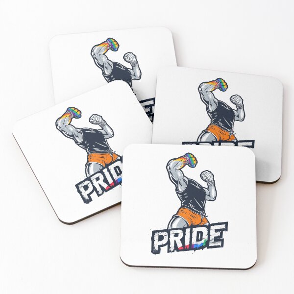 Item preview, Powerful Gay Pride – Bold Muscular Strength Art designed and sold by InkDazzle.