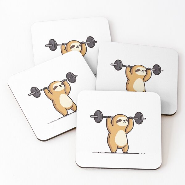 Item preview, Cute Sloth CrossFit | Funny Cross Training Design | Slow But Strong Fitness designed and sold by Droosam.