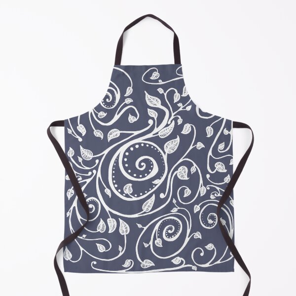 Item preview, Vines in Blue designed and sold by Delilah Espinosa.