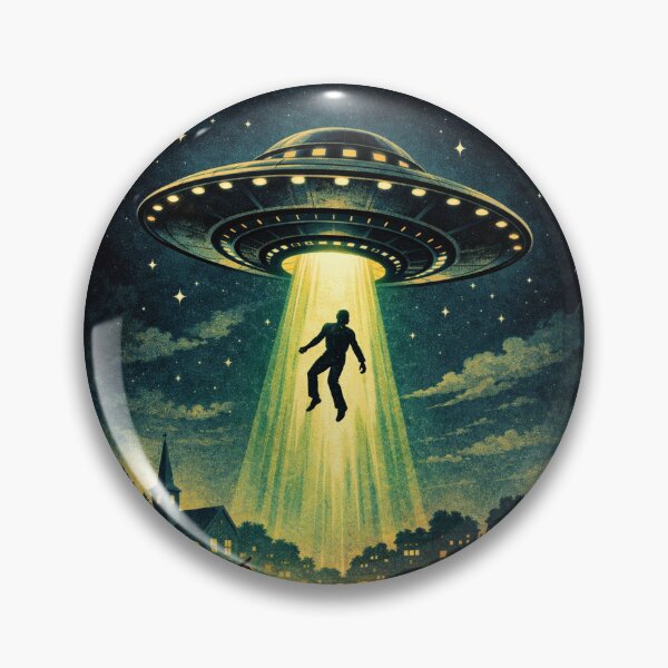 Item preview, Filmed in Retrovision: UFO Abduction Birthday Card – Out of This World designed and sold by Haunted House of Cards.