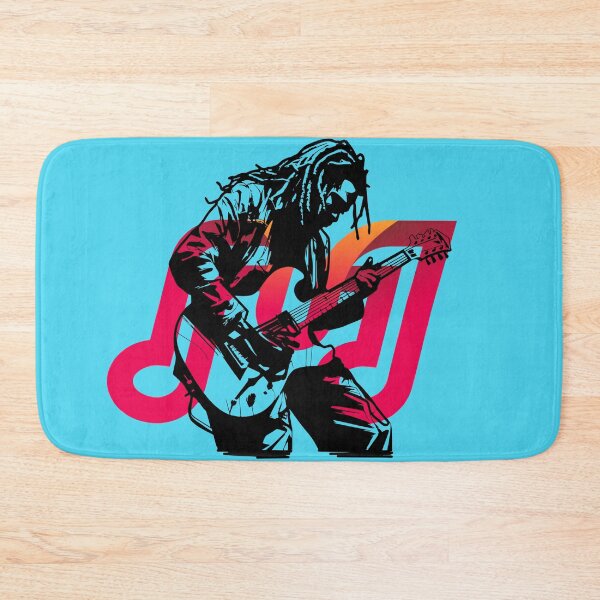 Item preview, Electric Rhythm - Guitarist and Soundwave Art designed and sold by Mini Pixel Perfect Co..